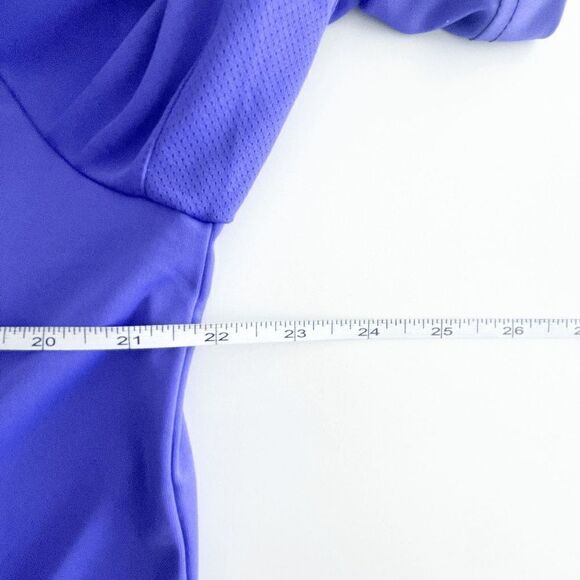 Adidas Golf Mens Athletic Polo Shirt Short Sleeve Collared Purple Large - Picture 5 of 6